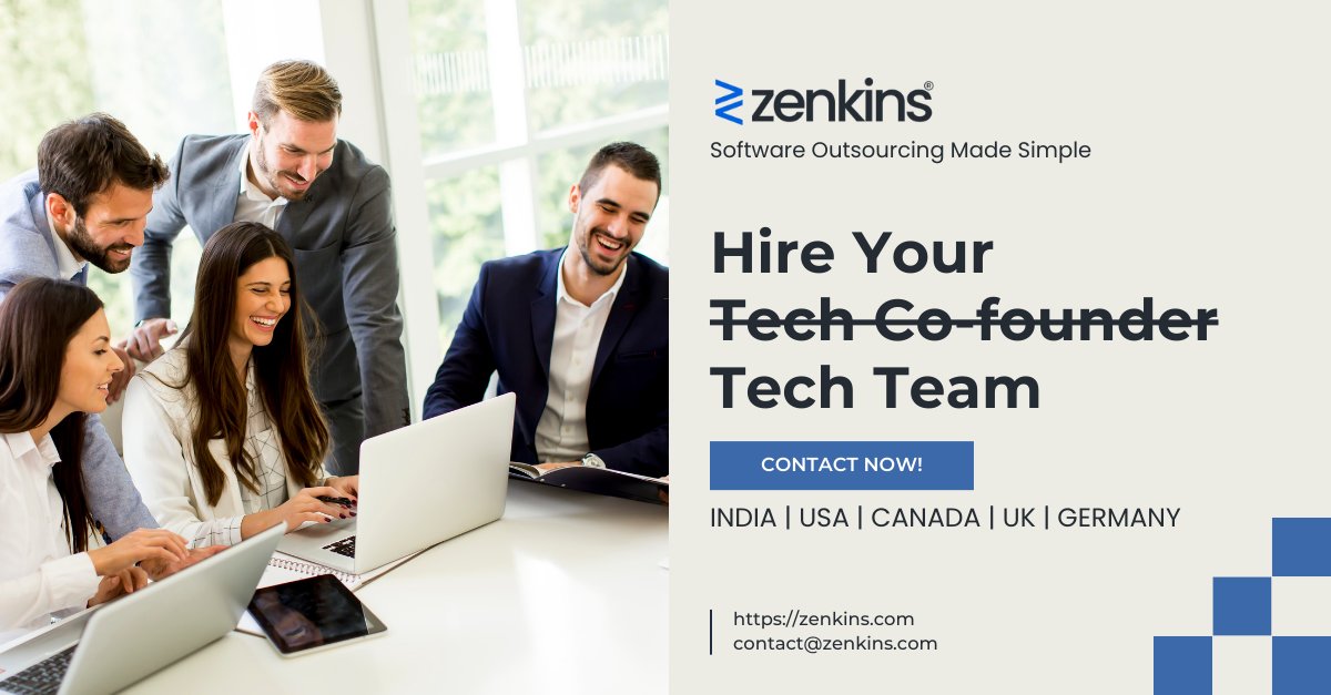 zenkinstech's tweet image. Founding a startup and needing a tech partner without giving up equity? Enter Zenkins! 🚀 We help you build your tech team cost-effectively, keeping you in control from idea to market launch. Say hello to your dream team, &amp;amp; goodbye to equity woes! #TechCoFounder #Startup #Zenkins