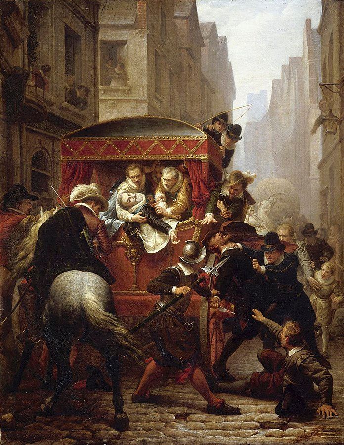 14 mai 1610 : le roi de France Henri IV, qui avait ramené la paix civile après plus de trente ans de guerre de religion, est assassiné à Paris par François Ravaillac, un catholique fanatique. #CeJourLà