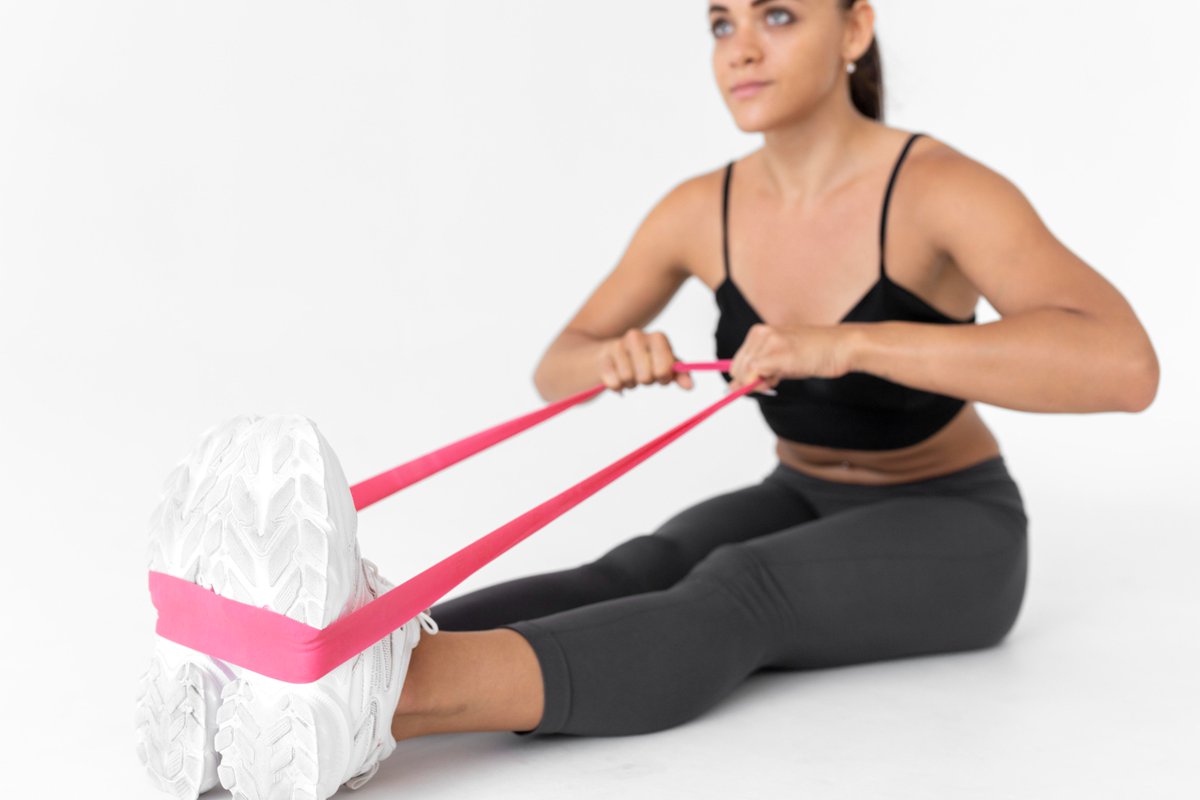 Use resistance bands to add variety and intensity to your workouts.
Switch up your routine and add some resistance band work! These versatile tools allow you to target specific muscle groups and increase the intensity of your exercises. #ResistanceBands #WorkoutVariety #LowImpact