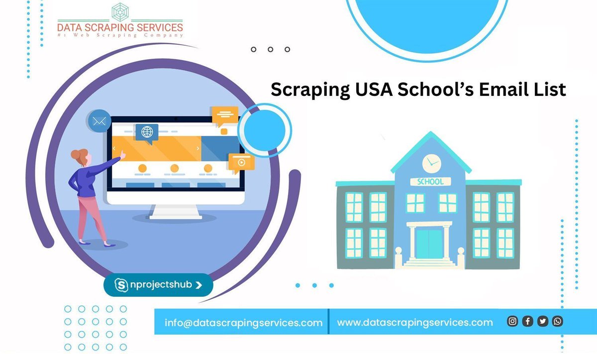 USA Students Email List Extraction 

Email us: info@datascrapingservices.com

datascrapingservices.com/usa-students-e…

#usastudentsemaillistextraction #usastudentsemaillistscraping #datamining #dataanalytics #webscraping #datascraping  #webscrapingexpert #webcrawler #webscraper #datamining