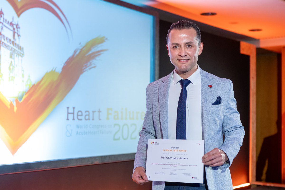 Congratulations to #HeartFailure2024 Young Investigator Award winners 🏅 ▶️Yohei Akiba - Basic science ▶️Mats Christian Hoejberg Lassen - Clinical Cardiology ▶️Linn Hoog -Nursing and Allied Professions ▶️Oguz Karaca - Clinical Case #HFA_ESC