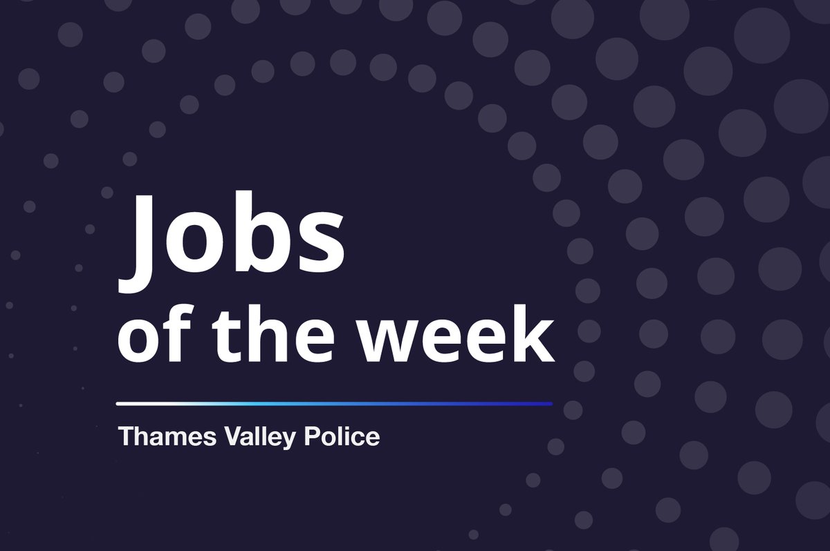 🚀 Join our team and make a difference! Check out the jobs available this week within our force.

From driving change to ensuring public safety, there are opportunities for everyone. Apply now and join us in protecting our communities 👉 orlo.uk/4W51W
  
 #JobsOfTheWeek