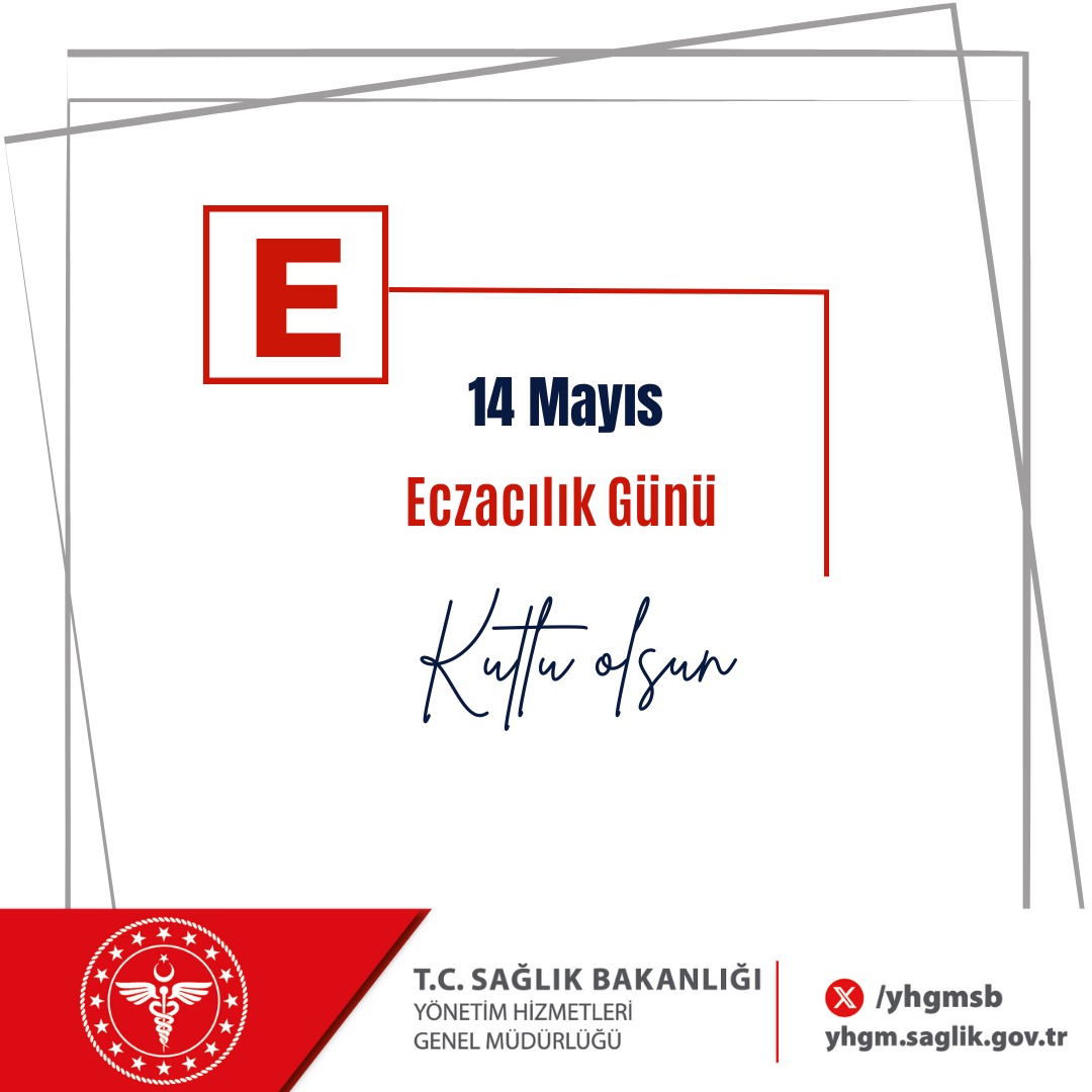 Tüm Eczacılarımızın Eczacılık Günü kutlu olsun. 
#EczacılarGünü