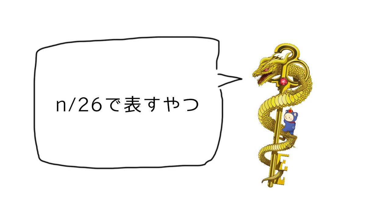 好きな小問発表ドラゴンが 好きな小問を発表します スケルトン　和同開珎 4色パズル　n/26で表すやつ 正式名称がわからない小問も 好き　好き　大好き