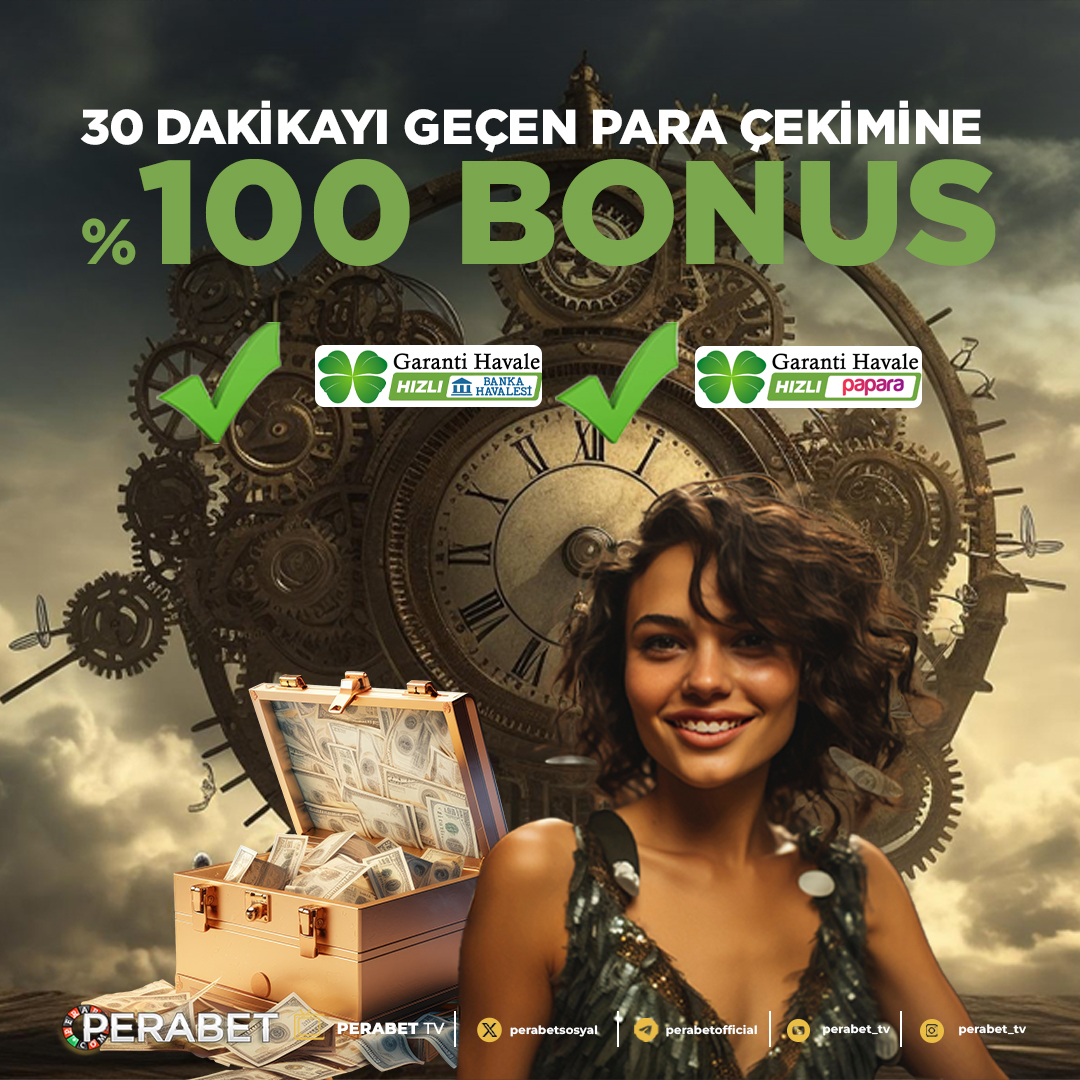 💰Günlük 10.000.000₺ Para çekimin 30 dakikada hesabında!

⌛️30 dakikayı geçerse %100 Bonus hediye!

⭐Detaylar promosyon sayfamızda

#hız #çekim #lider #casino #bahis #perabet
