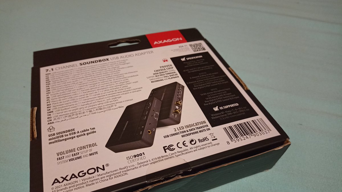 hajek_jaromir's tweet image. New toys. But not retro. Is for stream / recording computer. Asus Xonar AE and Axagon ADA-71 with optical in. BB ugly integrated realtek 🤔🤣 #soundcard #sound #computerparts #hardware #digital #axagon #asus