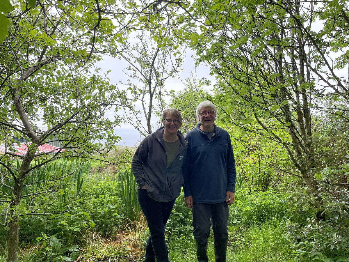 So that‘s SCF’s Chief Executive Donna and SCF Board member Donald Murdie enjoying themselves at Murdie’s croft in Skye before Donna is heading towards the ferry to North Uist for our roadshow tonight. Come along to Hosta Hall tonight from 7 PM!