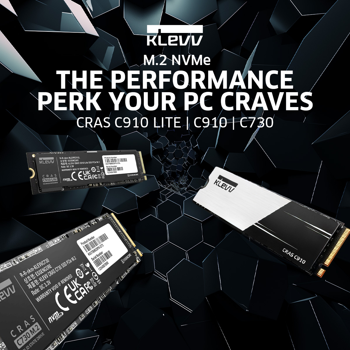📈The performance perk your PC CRAVES!

KLEVV NVMe SSDs deliver unparalleled performance for your PC, taking your productivity and gaming to the next level!

✅Boot up your system in seconds
✅Load games and applications faster than ever
✅Experience seamless multitasking and…