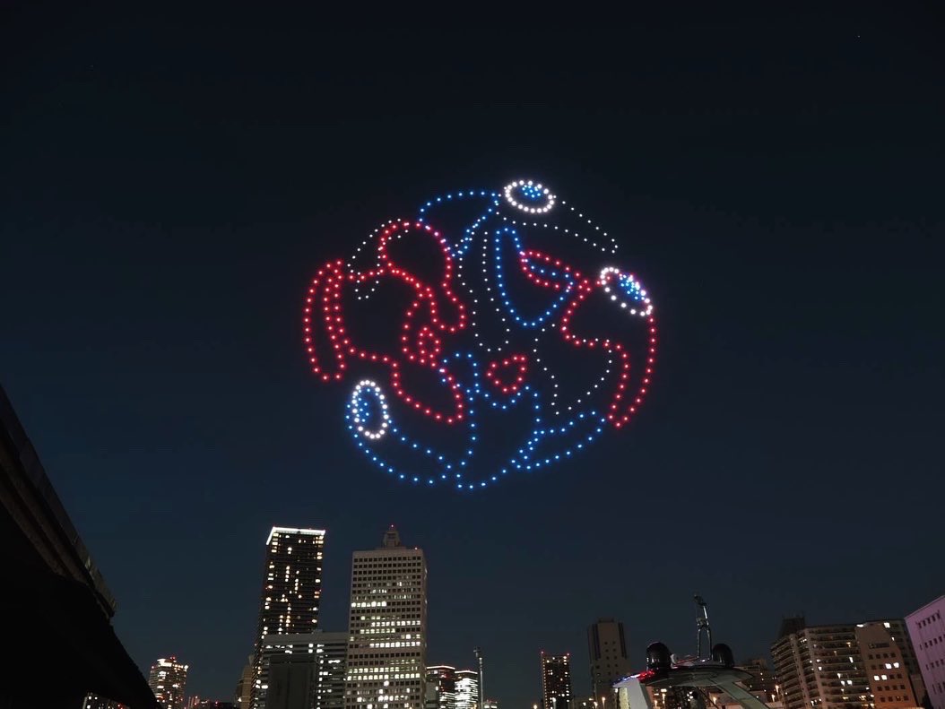 海中への探査 4枚 ファンミーティングin大阪プロモ未開封 大阪・中之島付近の夜空に現れた #ミャクミャク❤💙 本日株式会社