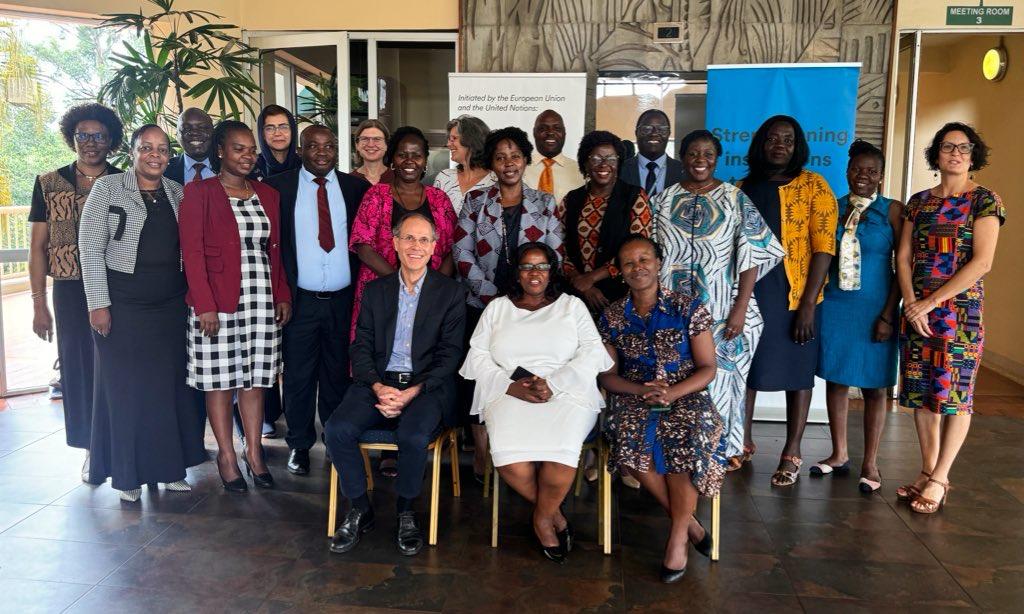 Together with the Ministry of Gender @Mglsd_UG & @UNinUganda, we had the pleasure to co-chair the 1st oversight committee of phase 2 of our #TeamEurope 🇪🇺 funded Spotlight Initiative @GlobalSpotlight programme to #EndViolenceAgainstWomen in Uganda 🇺🇬. 1/2