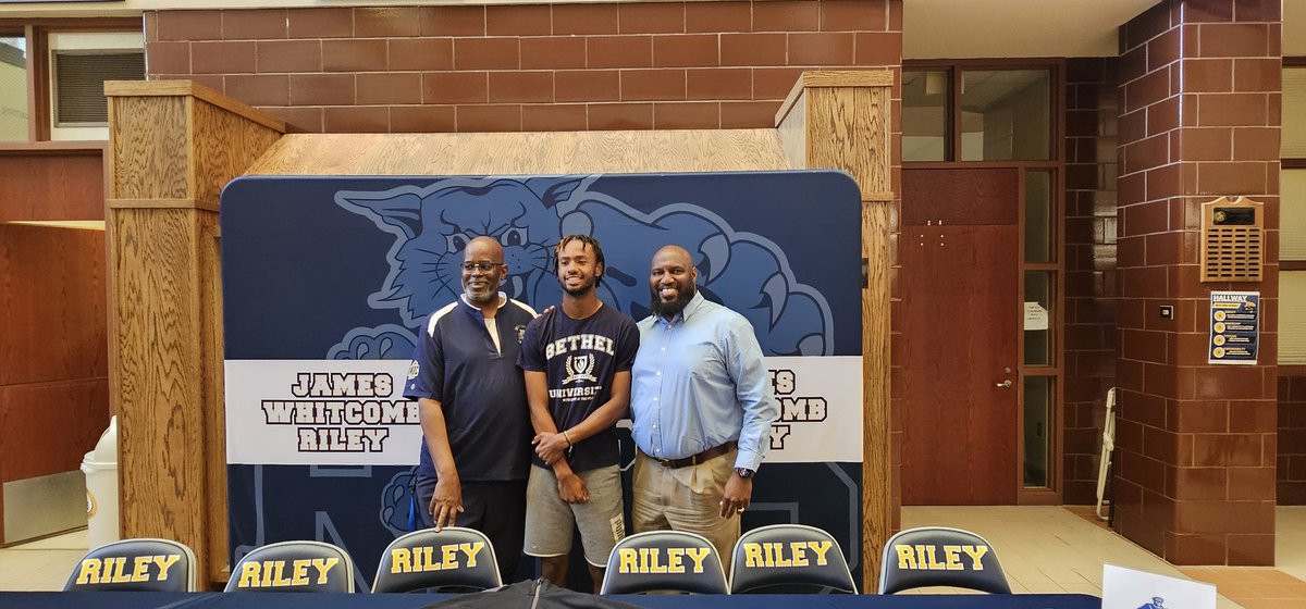 Congratulations to @SBRileyhigh Track & Field standout, Joshua Harmon, on signing his letter of intent to continue his academic & athletic career at Bethel University! #GoWildcats