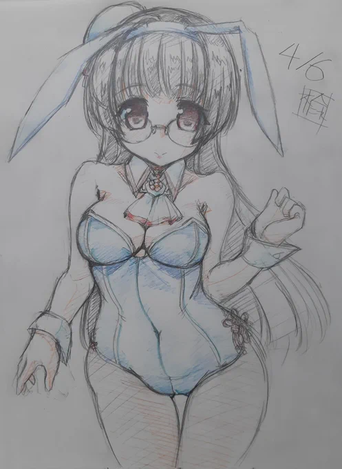 #これを見た人は青の入った画像を貼れここんところくに色塗ってないのでな(再掲) 