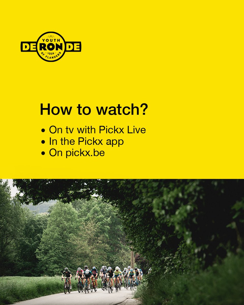 Don't miss a bit! 📺 #RVV24 #FLCS 👉rondevanvlaanderen.be/nl/wedstrijd/j…