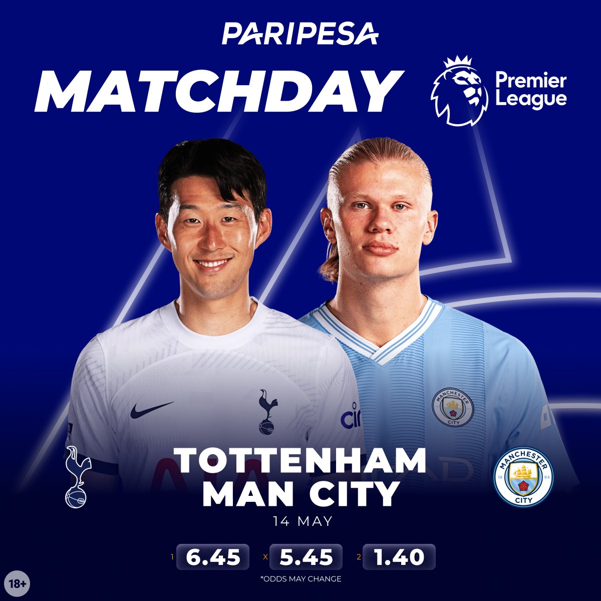 🦁 Premier League! 🤔 If Manchester City wins, it greatly increases their chances of winning the trophy! 📺 Let's watch another cool match performed by English teams ⚽ m.paripesa.bet/e60 #EPL #premierleague