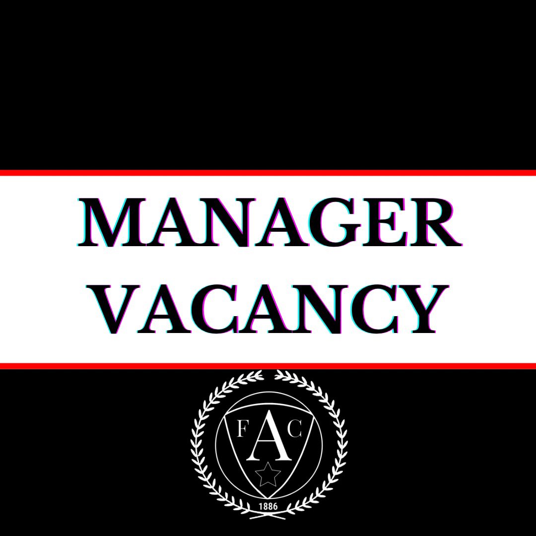 ICYMI | Ashfield F&AC have now began our search for our next Management Team. Please contact Chairperson Paul Maxwell via e-mail - maxwell_19_84@hotmail.co.uk with a football CV & covering letter attached. #StrongerAsOne #ForABetterAshfield ⚫️⚪️🔴
