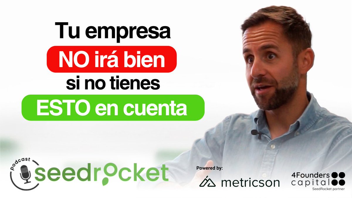 🎙️En el #SeedRocketPodcast de esta semana, charlamos con <a href="/javidltorre/">Javier de la Torre</a>, CEO de <a href="/HolaLeanFinance/">Lean Finance</a>, quien nos explica por qué una gestión financiera inteligente marca la diferencia entre el éxito y el fracaso de una #startup📈Con <a href="/jemonleon/">jesus monleon</a> y <a href="/raul_riolobos/">Raúl</a>.
🎧youtu.be/APNHfaq2c3o
