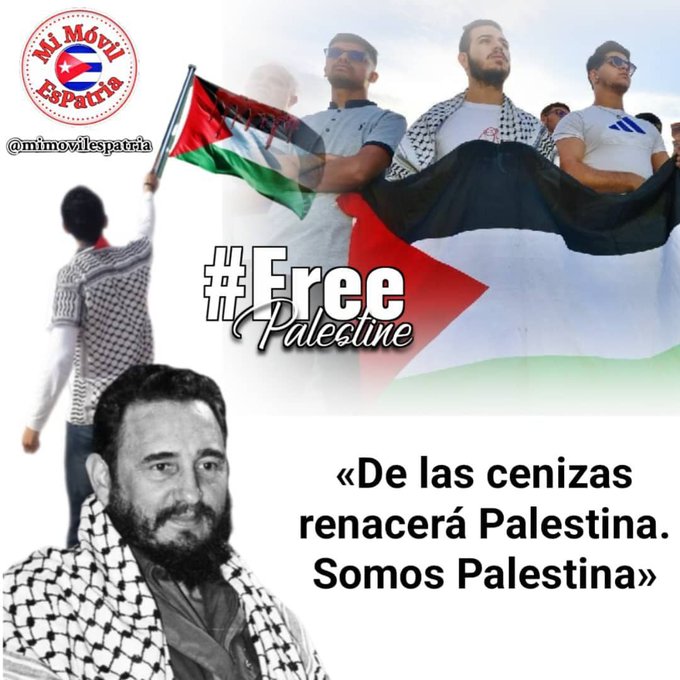 🌵🇨🇺 #FidelPorSiempre: 'Jamás la causa palestina pareció más justa q en el contraste con la brutalidad repulsiva d sus adversarios. La humanidad no olvidará ni el heroísmo d los agredidos ni la barbarie d los agresores.' #FreePalestine @DiazCanelB #ClaridadTunera