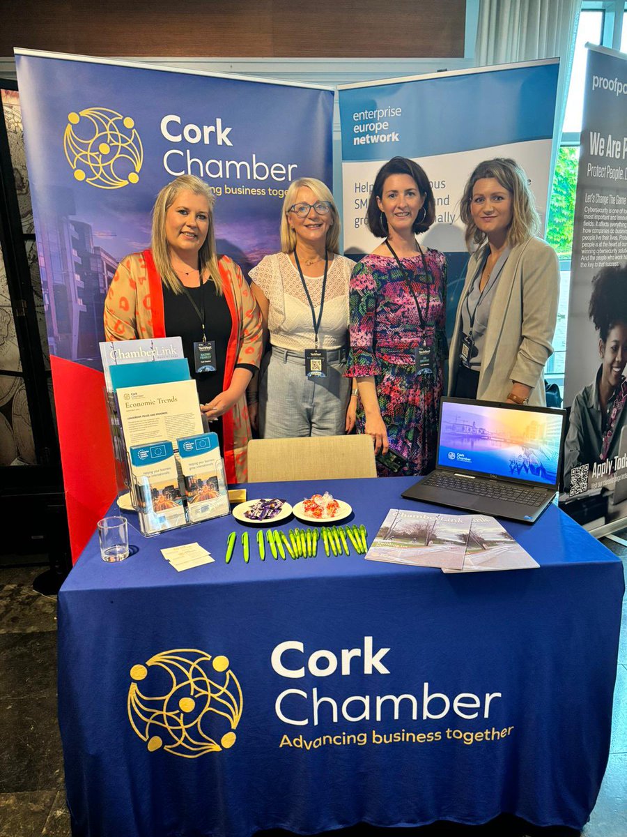 Jam packed schedule for the day at #TechFest with inspiring speakers on the theme of AI for Good - Advancing Deep Tech, Fostering Sustainability & Building a Better Tomorrow. Come visit us at our stand representing @CorkChamber and @EEN_Cork