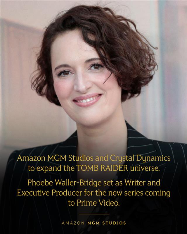 The legacy continues. Amazon MGM Studios and Crystal Dynamics to expand the TOMB RAIDER universe. Phoebe Waller-Bridge set as Writer and Executive Producer for the new series coming to Prime Video.