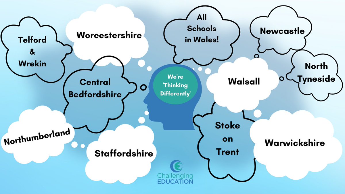 Did you know, some schools have fully funded access to our online training programme #thinkingdifferently?

If you’re in one of the LAs listed and haven’t registered your school yet, what are you waiting for!

Head to challengingeducation.co.uk to register today!
#CPD #fullyfunded