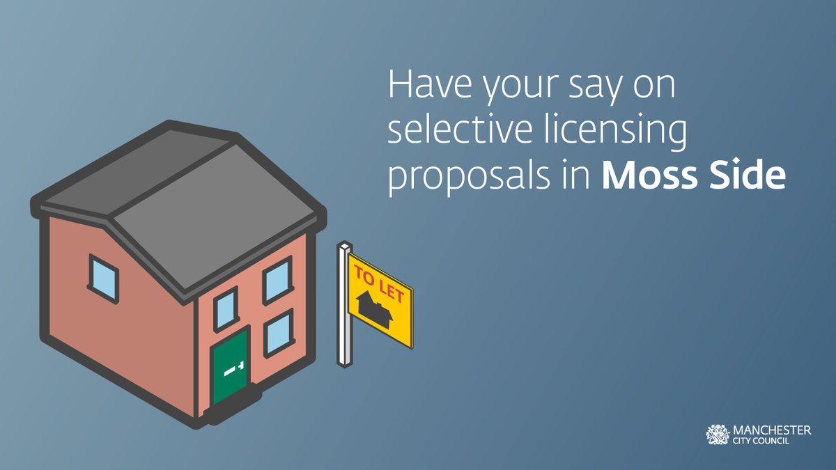 New selective licensing proposals may be coming to your area if you let or rent a property in Moss Side. Find out if your area is covered and fill in the consultation before 22 July at manchester.gov.uk/consultations