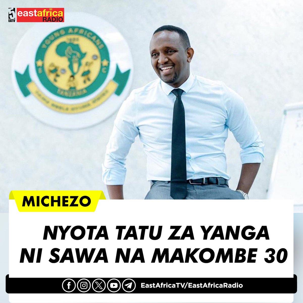 #MICHEZO: Rais wa Yanga Eng. Hersi Said ametoa tafsiri ya nyota 3 zinazoonekana kwenye T-shirt za ubingwa walizovaa wachezaji, viongozi na baadhi ya mashabiki wa Yanga SC baada ya kutangazwa kuwa mabingwa wa Ligi kuu Tanzania bara 2023-24. Hersi amesema kwenye hizo nyota 3 ni…