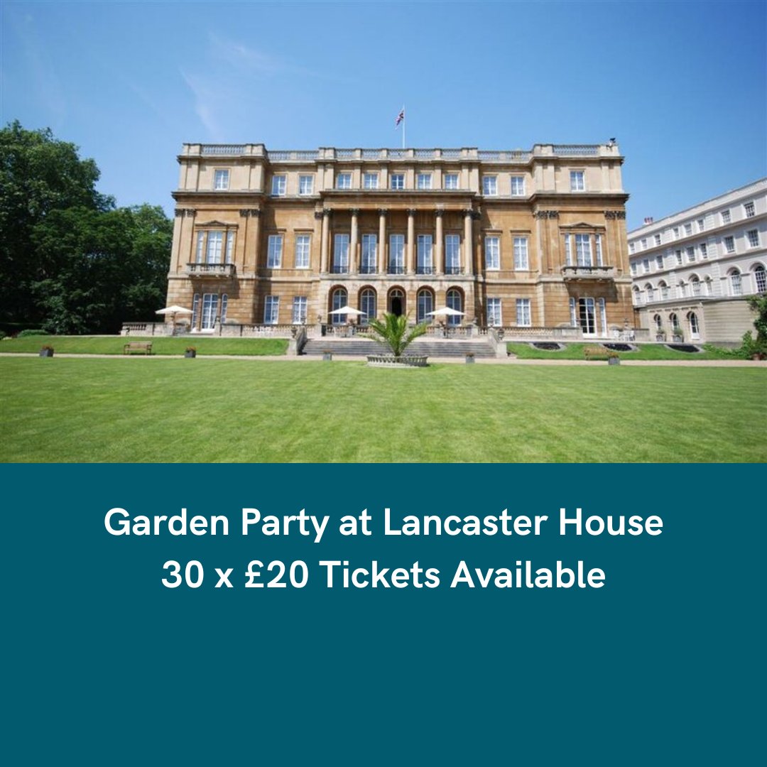 🎉 Exclusive Garden Party at Lancaster House - 30 Tickets Available! 🎟️ 🎫 30 exclusive tickets available! Join us on May 23 at Lancaster House for a special garden party in memory of Chris Martin. Complimentary bar by @DiageoGB. Book now: sarcoma.org.uk/Lancaster