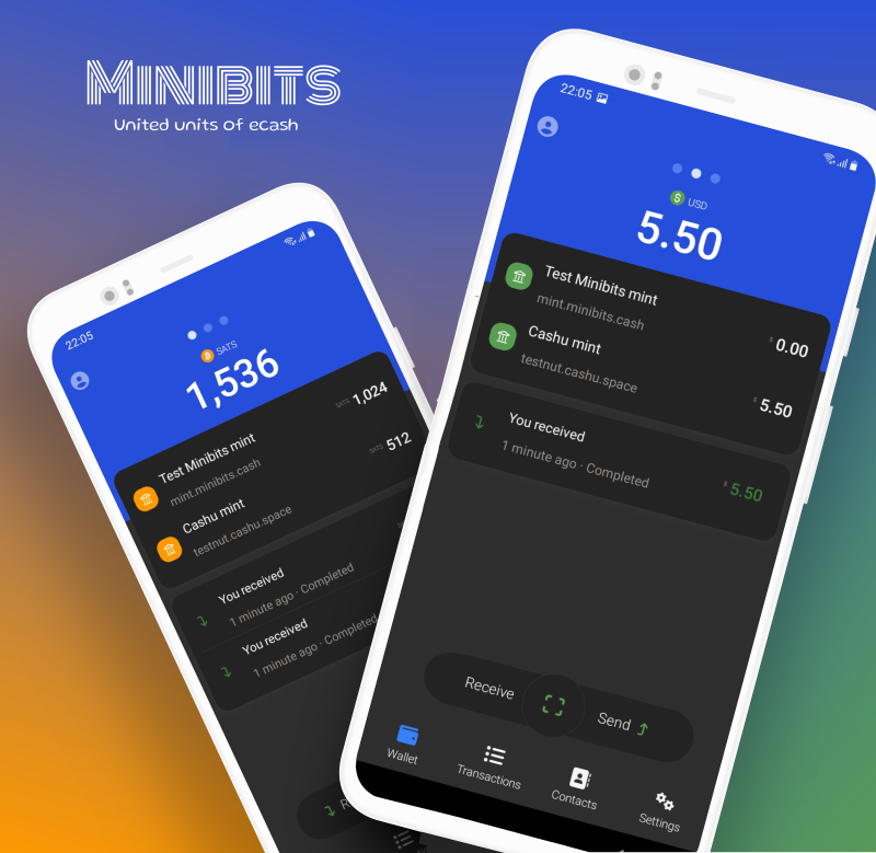 Mints could issue almost anything desirable as Ecash. And Minibits Wallet is ready to handle it. Biggest upgrade so far with currency units support and related major UX and navigation revamp is now out!