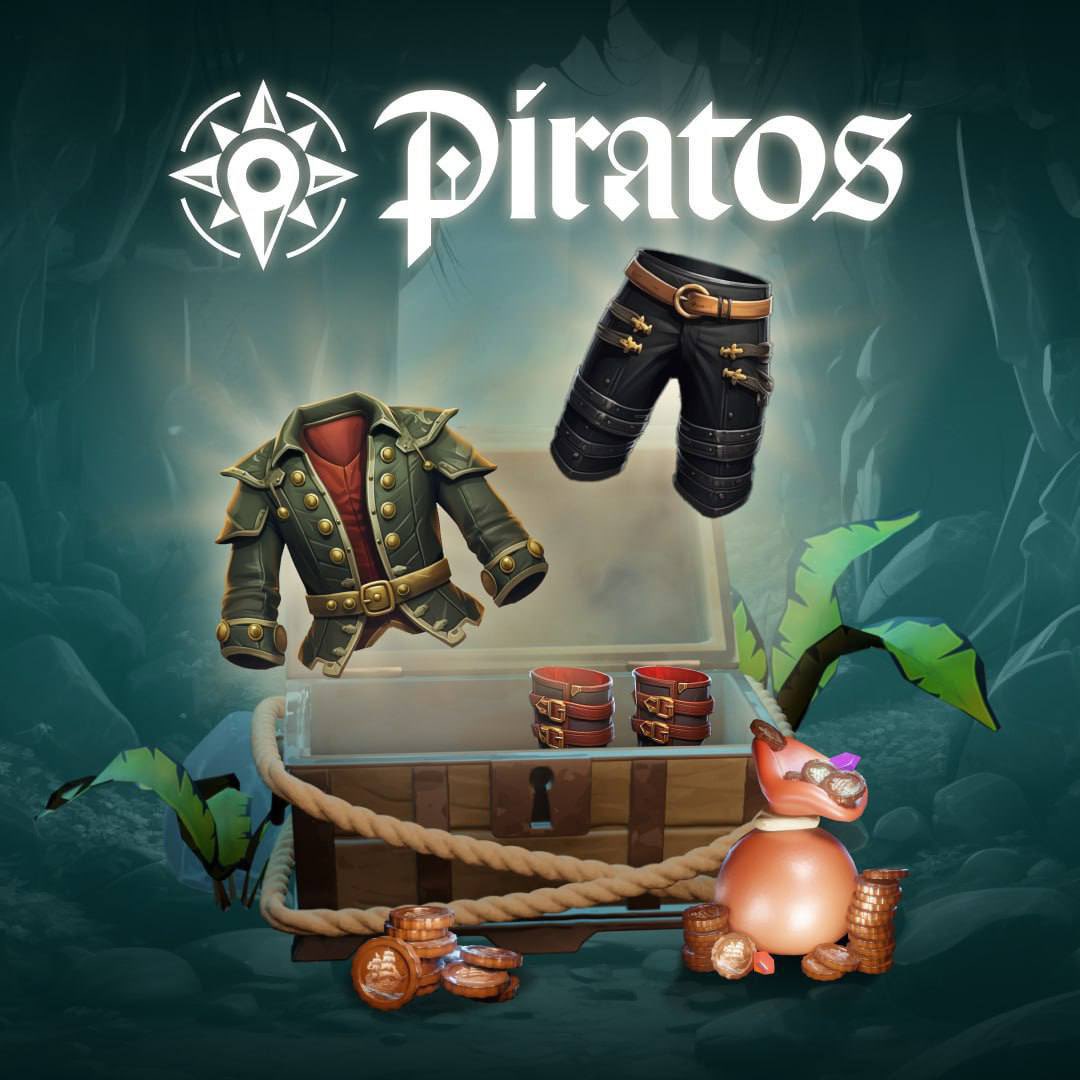Piratos Quiz Time!🏴‍☠️
Can you crack the puzzle and uncover its secret? 
🧠Test your wit and discover the solution!

🎁: Common clothing asset each to 15 lucky pirates
🗓️until May 17

✅ Follow the link for task
forms.gle/s1SW1vcJeVCvHb…

#Quiz #ContestAlert #NFT #NFTGame #P2E #DeFi