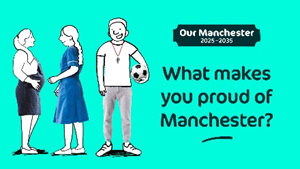 Manchester’s next big movement is here, and we need your voice to build the future of our city. YOUR input will shape the roadmap for our journey to 2035. So, tell us about your ambitions for your neighbourhood, your family, and yourself. manchester.gov.uk/ourmanchester