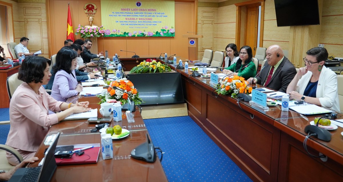 During his visit to #Vietnam, Dr Piukala met with Health Minister Madame Dao Hong Lan, emphasizing the importance of combating vaccine-preventable diseases, and advocating for enhanced and strategic collaborations between 🇻🇳 and @WHO for greater #HealthImpact.