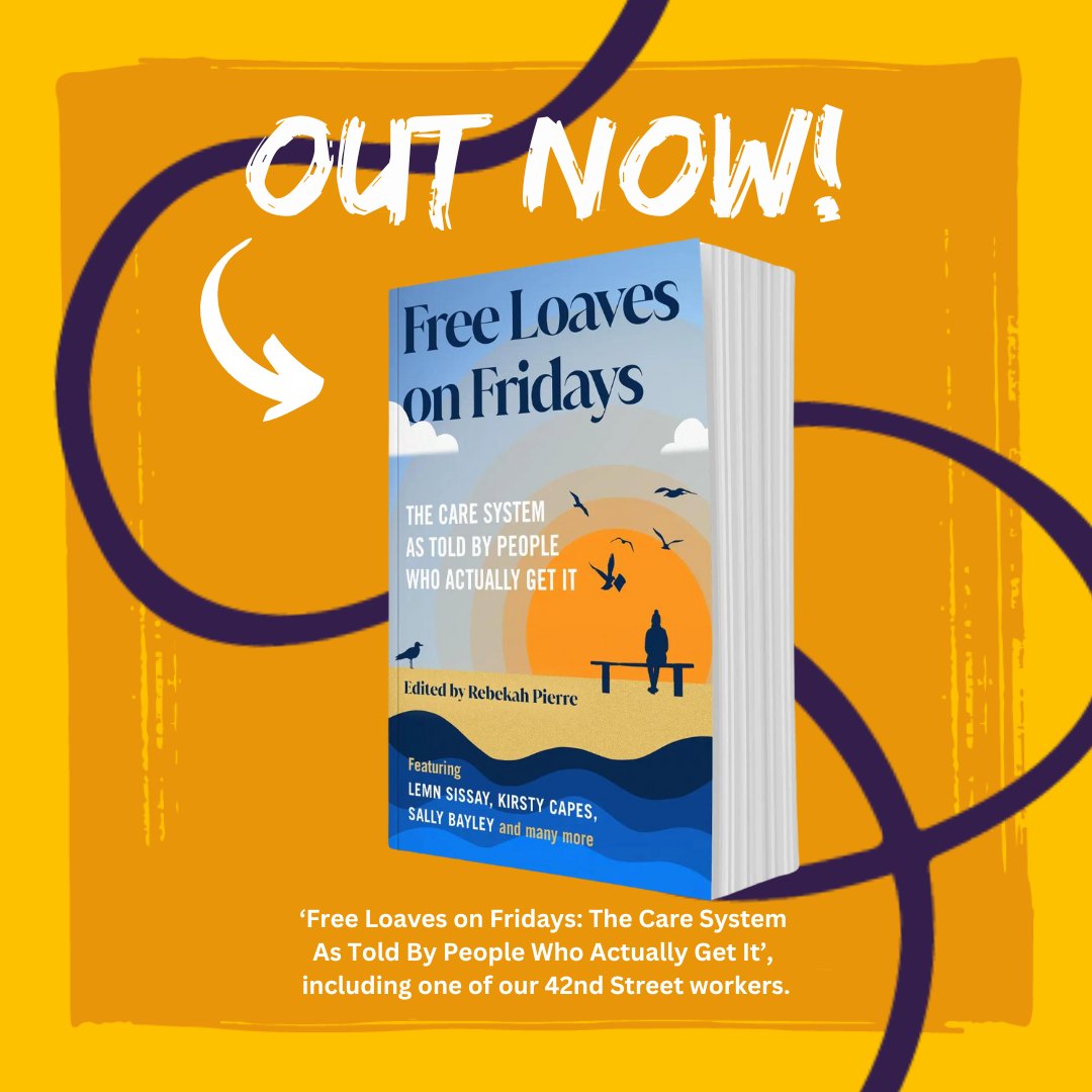 Out Now! #FreeLoavesOnFridays is a collection of stories, essays, letters and poems written by 100 children and adults with lived experience of care including Lemn Sissay and one of our mental health practitioners at @42ndStreetmcr

#CareLeavers #LiveExperience