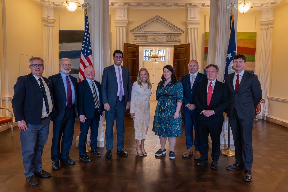 It was great to welcome the Foreign Affairs Committee to my home yesterday to discuss shared geopolitical  challenges and opportunities. We stand shoulder-to-shoulder across the globe - defending Ukraine, protecting shipping lanes in the Red Sea, and shielding Israel from