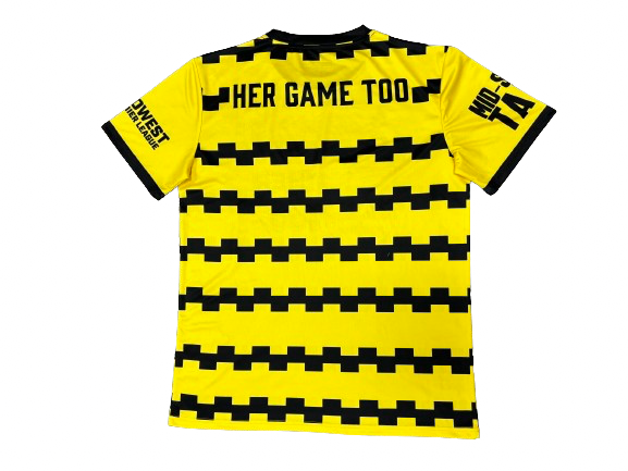 olive_york's tweet image. It's the @JunctionFCIL + @HerGameTooUSA Pre-Match Kit!

Tackle sexism in sport while looking good and supporting the newest @midwestpl club.

Pre-order: bit.ly/4biGiYJ