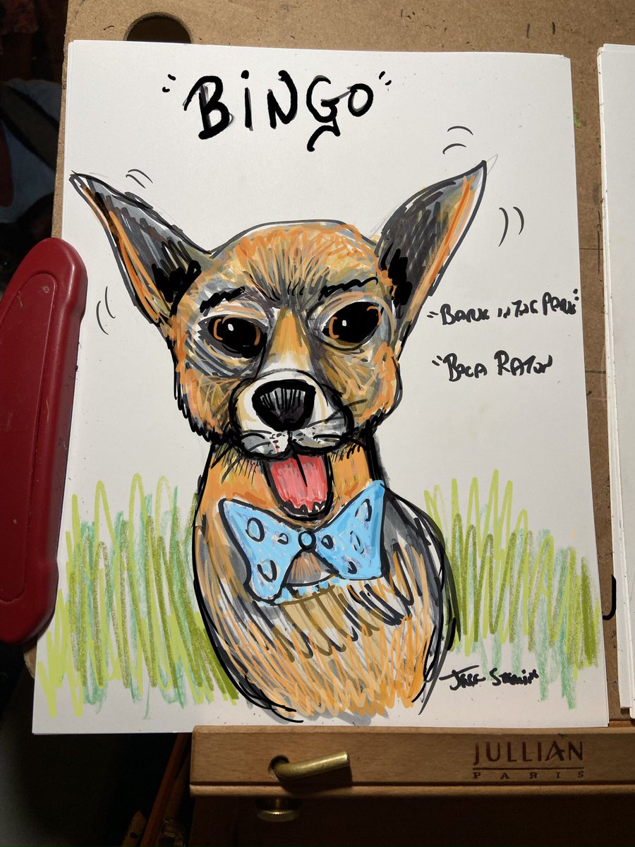 #DogOwners #DogLovers Pet Friendly #CommunityEvent “Bark and Brunch” in #BoyntonBeachFlorida organizers booked #PetCaricatures #DogCaricatures as cute mementos by #DelrayBeachCaricatureArtist Jeff Sterling from FloridaCaricatures.Com