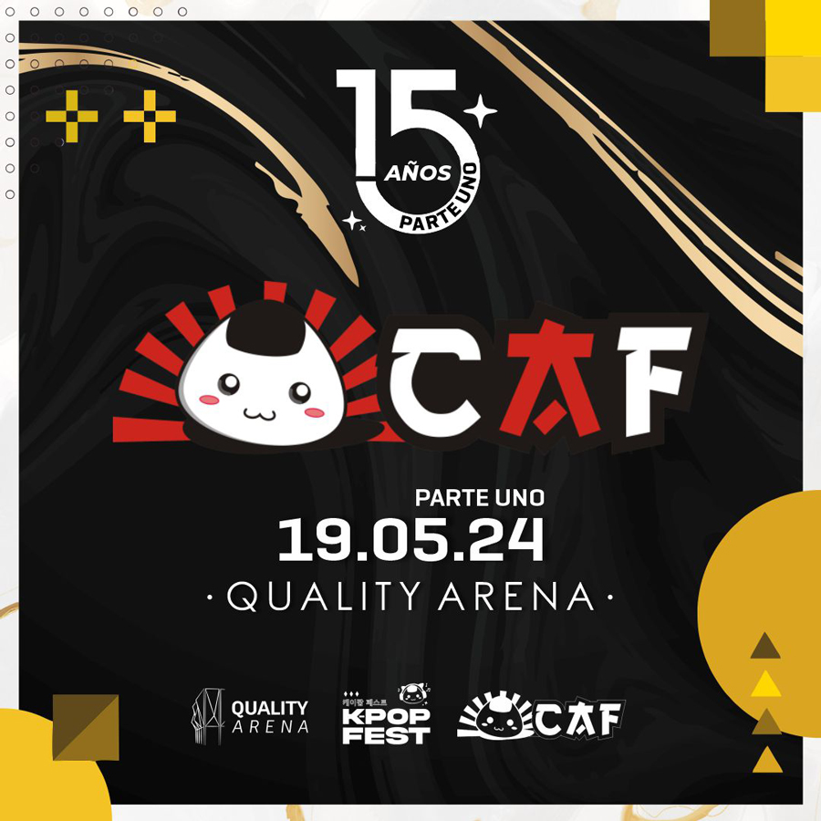 ⚡CAF festeja sus 15 años. El mejor evento de ANIME del interior. Shows, cosplay, Kpop y más 😉 Invitados: Adrián Wowczuk @rulombotv @jinichannel @vidacorbata Tripo Dibujitos @matimazzagatti 📅19 de Mayo 📍@qualityespacio #Cordoba 🎫#Etickets en bit.ly/3U6AYQt