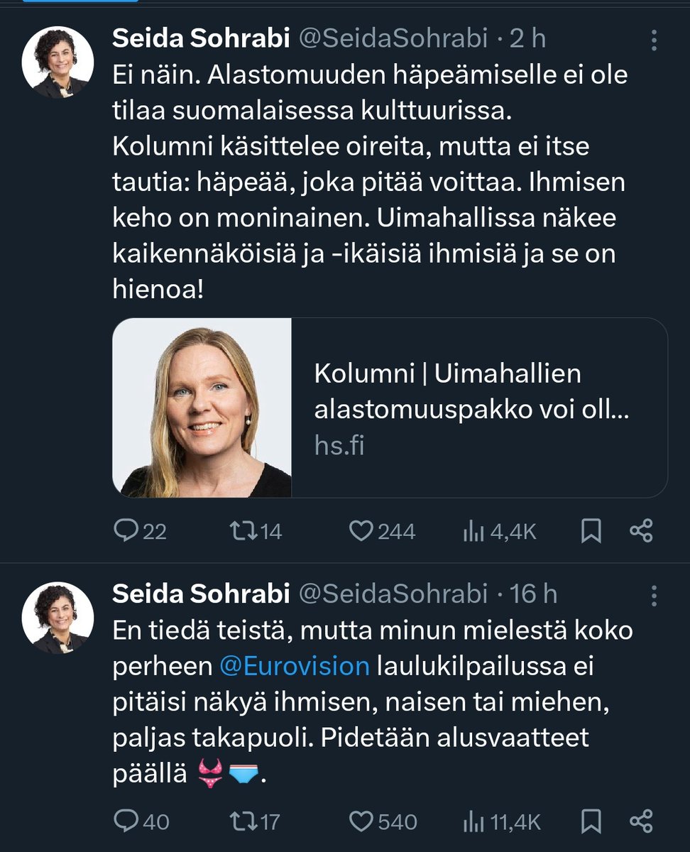 Nämä peräkkäiset twiitit. Mitä tässä tapahtuu🤔