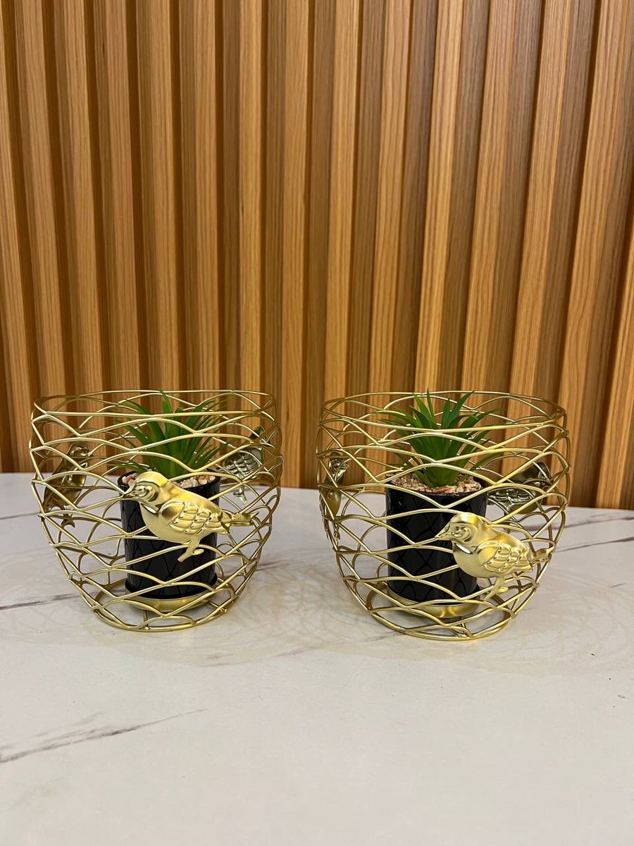 CAGED FLOWERs
.
Beautiful table flower/POP decor
.
It's unique design makes it standout wherever you place it.
.
Material: Mainly metal.
.
Price: medium 17500 each