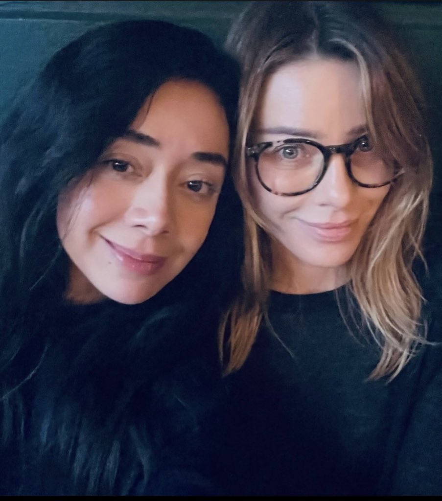 From @Aimee_Garcia’s ig.
“Be still my heart”, too! 
Two beautiful, super talented ladies! 
We love you ladies so much! 🫶🏻💖💖 
And “reunited” sounds awesome!
#LaurenGerman #AimeeGarcia