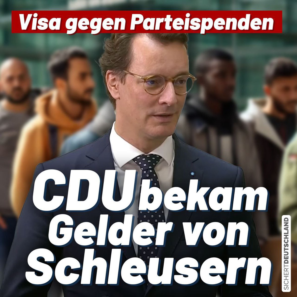 Ein brutaler Skandal erschüttert aktuell die CDU in NRW, der die migrationsfreundlichen Entscheidungen der letzten Jahre in einem neuen Licht erscheinen lässt. 

So hat die Partei Spenden mindestens 52.000 Euro von einer im April bei einer Großrazzia aufgeflogenen Schleuserbande…