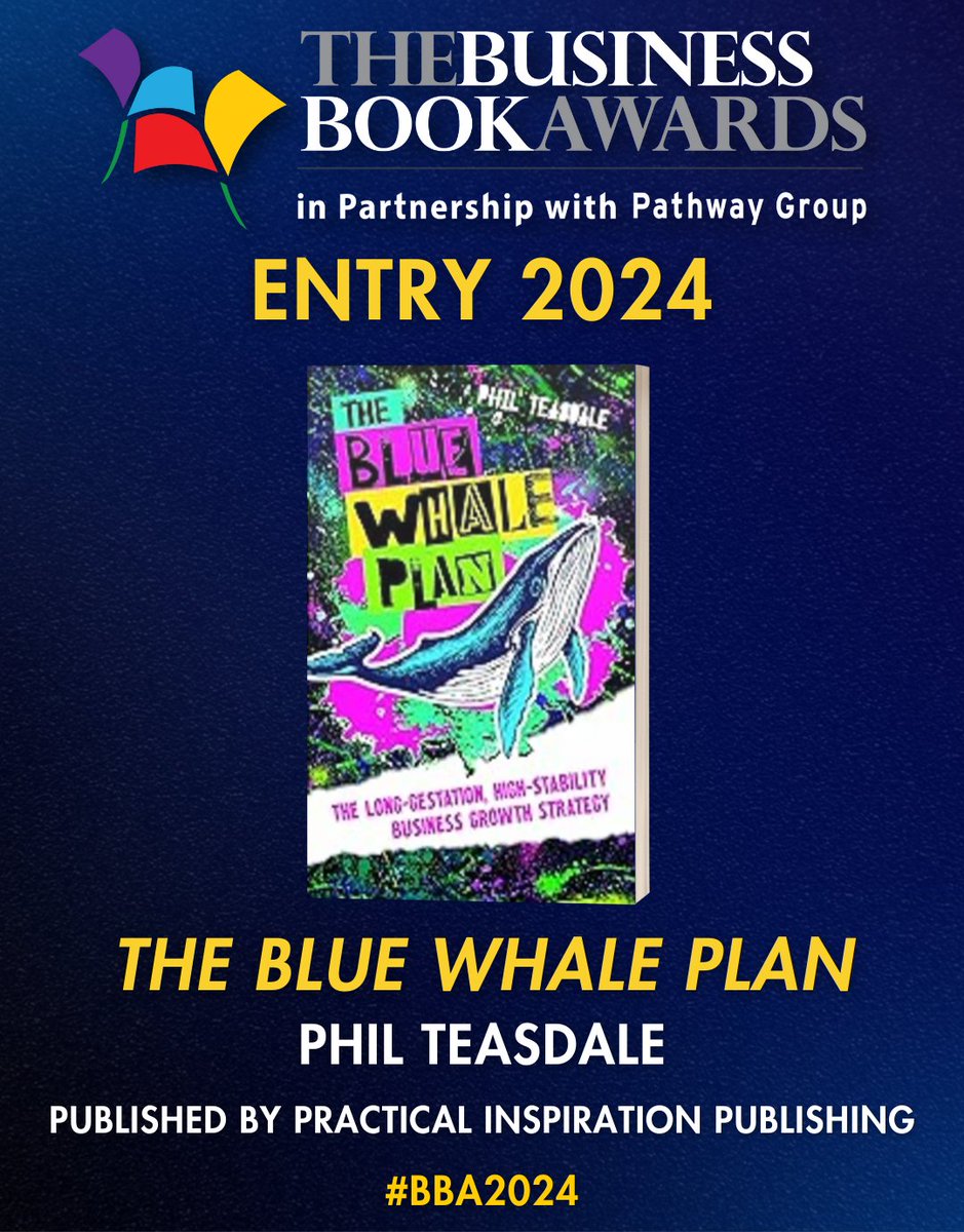 The night before #BBA2024 and my trip to London to see if my book 'The Blue Whale Plan' has been shortlisted, something amazing has happened.

The Blue Whale Plan is a certified Number 1 bestseller again on Amazon in three categories.

With the tremendous support of <a href="/PIPtalking/">Practical Inspiration Publishing</a>