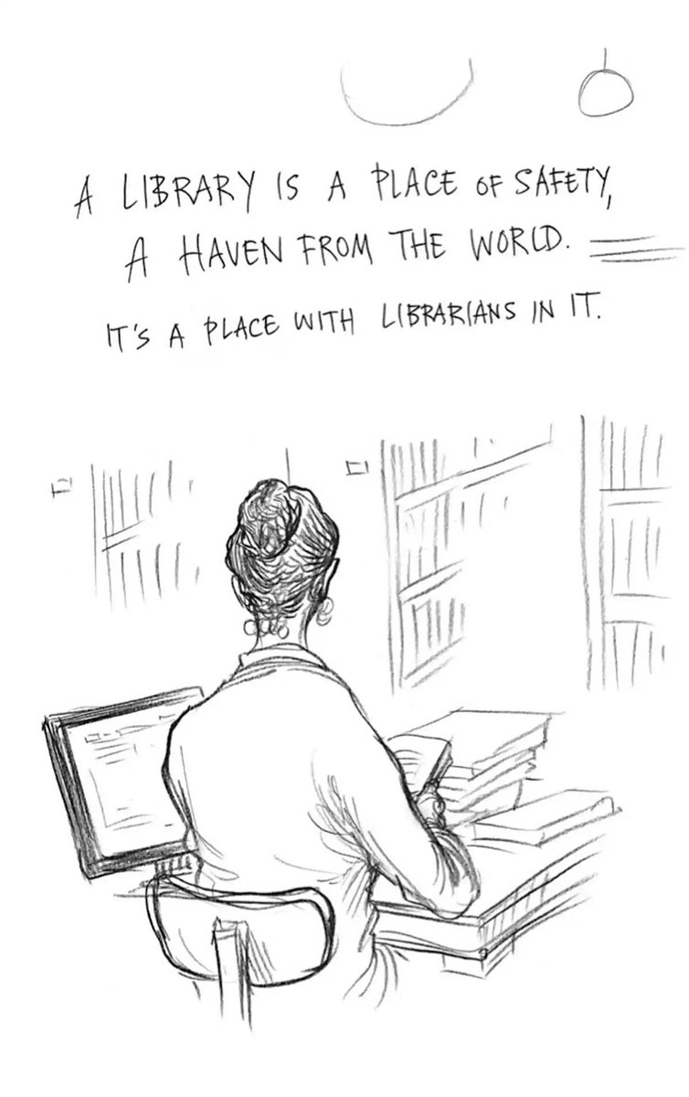 A library is a place of safety, a haven from the world. – Neil Gaiman and Chris Riddell #quote #library #libraries #librariesmatter #librarylove buff.ly/3FTEMzd