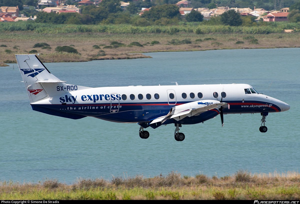 A Sky Express Airlines Jetstream-41 seen here in this photo at Corfu Airport in September 2015 #avgeeks 📷- Simone De Stradis