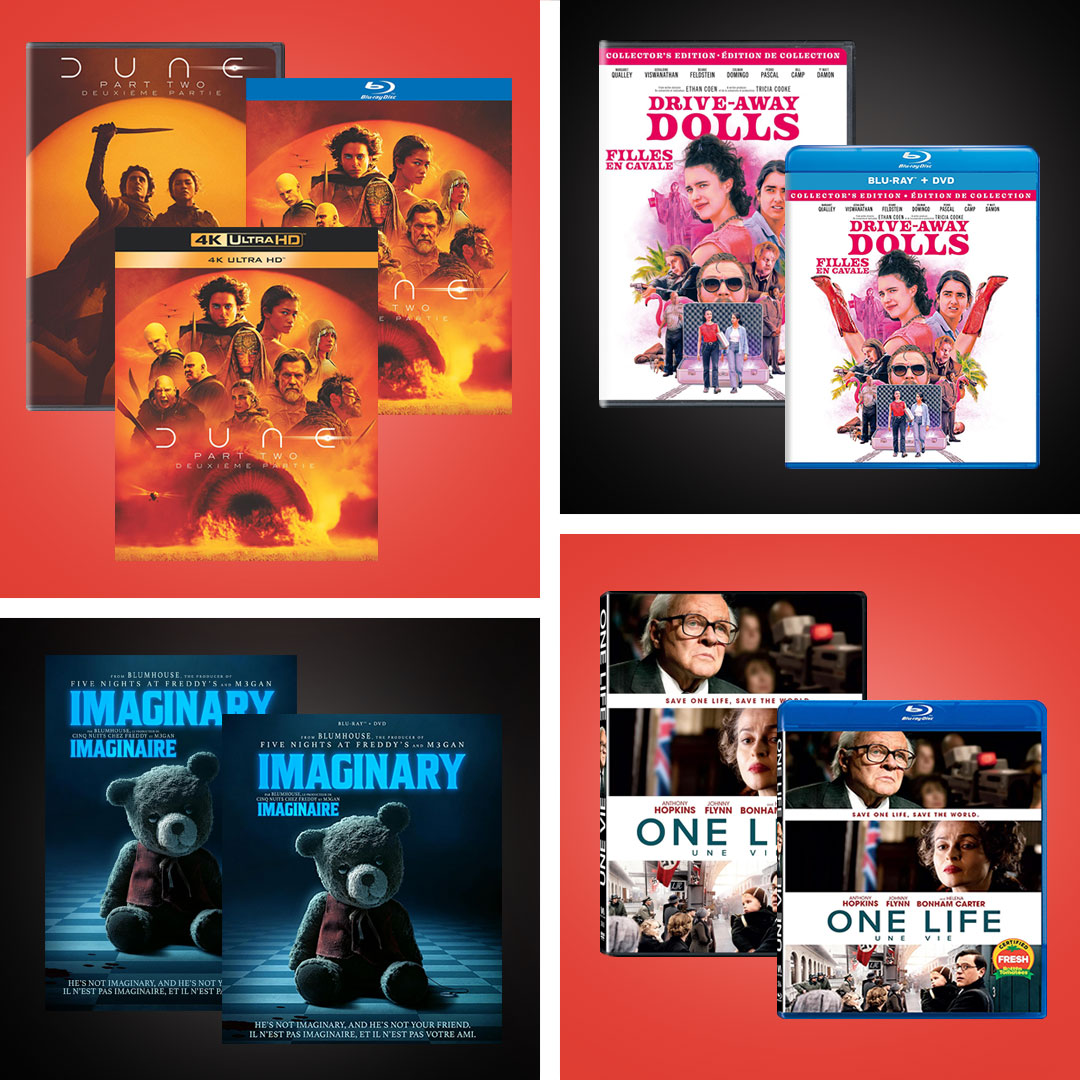 🤯 MASSIVE DROP 🤯 Dune: Part Two, Drive-Away Dolls, Imaginary, One Life, American Sniper on 4K, Killer Klowns from Outer Space 35th Anniversary 4Ks, and more!

What’s getting added to your shelf this week?

#NewReleases #NewThisWeek #Movies #4K #Bluray #DunePartTwo