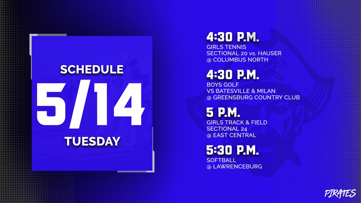 It's postseason time for girls tennis and girls track and field. Girls tennis opens sectional play tonight at Columbus North while track and field's sectional takes place at East Central.