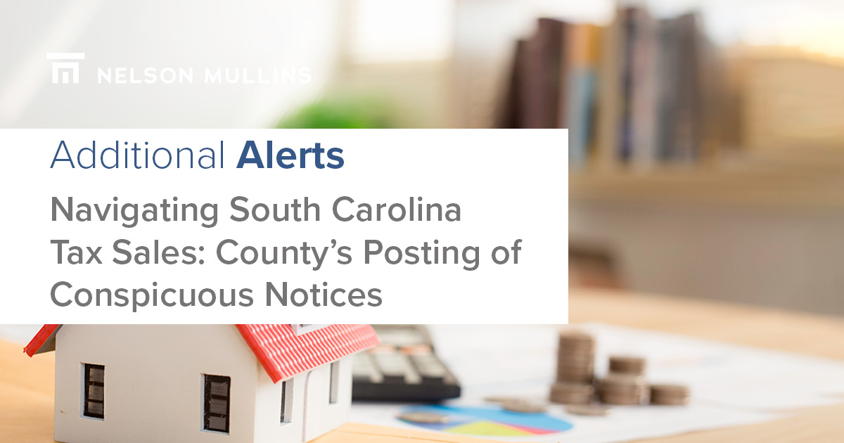 The SC Court of Appeals decision in Grayson Dailey v. SC Home Holdings, LLC upheld a tax sale of property in Lexington. Although unpublished, it raises issues for investors' tax-lien portfolios. Reach out for insights on how this might affect you: bit.ly/4bBhjQi