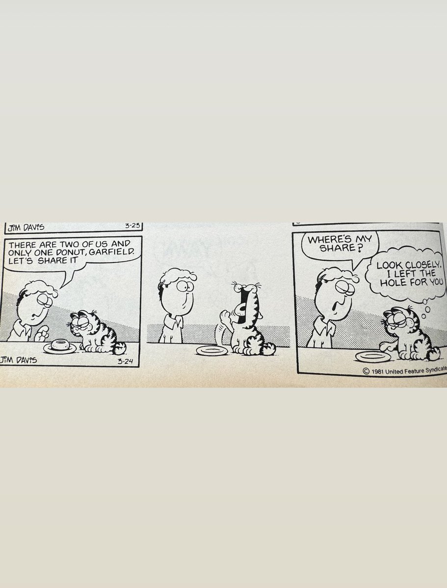 This has tickled me 😂 
#Garfield #JimDavis