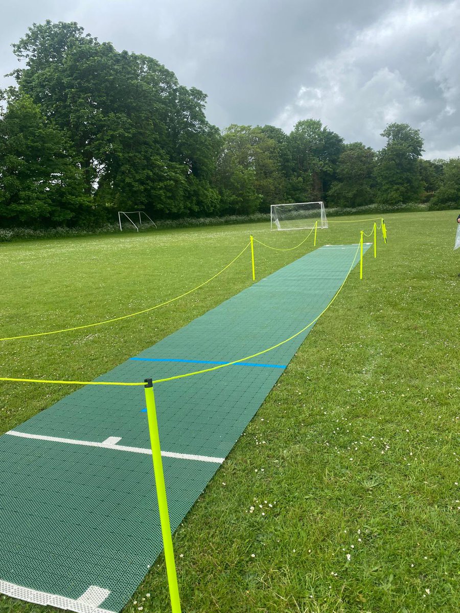 Absolutely thrilled to have our new @FlicxPitch cricket wicket installed at @ShawleyPrimary today! The 🏏 season can’t some soon enough & we’re excited to host matches on this versatile pitch. Howzat to that! #WeAreLEO 🦁@SurreyCricketFd