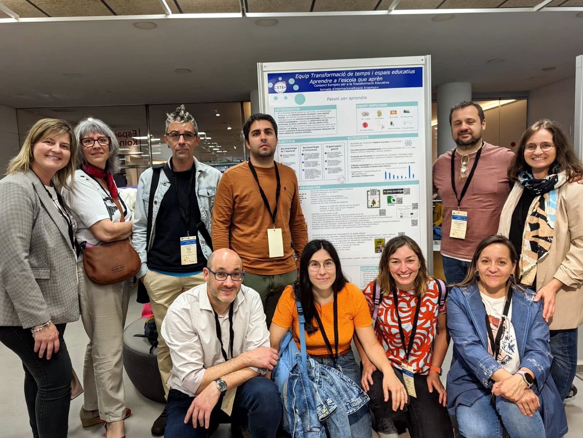Gran jornada de reflexió sobre el #CETE+ #AEATATEE. Increible experiència d’aprenentatges i lligams. #internacionalitaciodelscentres