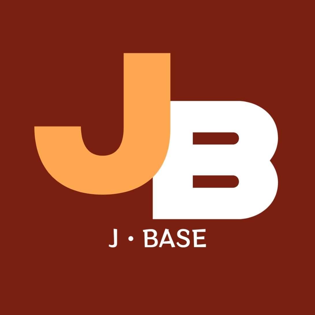 J・BASEのロゴ、代表がデザインしたのですがおしゃれかわいいです🪄︎︎◝✩
